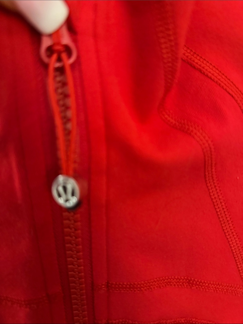 EUC Lululemon Women’s Red Define Jacket Sz 8 - Picture 6 of 9